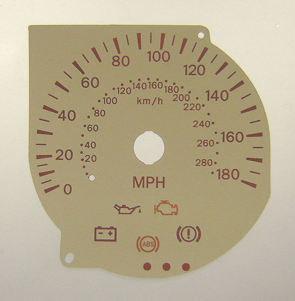 Lockwood Mitsubishi Evolution 7/8/9 CREAM Dial Conversion Kit C078CR