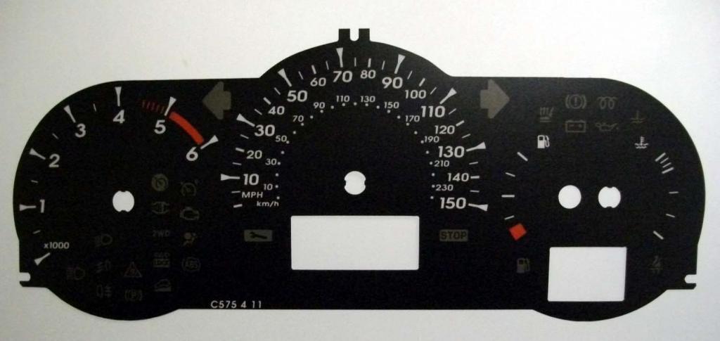 Lockwood Renault Koleos BLACK Dial Conversion Kit C575