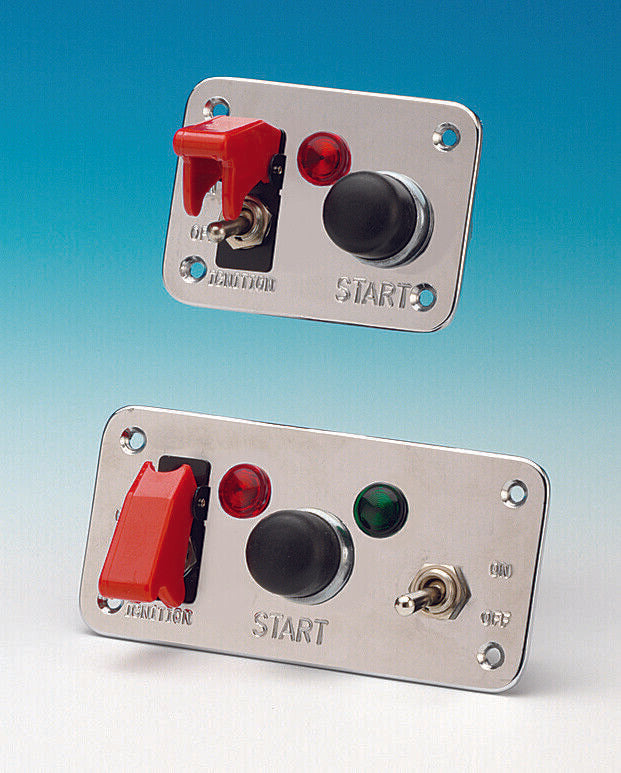 Competition Starter Panel-Push Button, Lights, 2 Switches