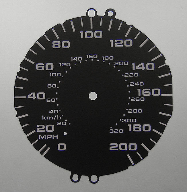 Lockwood Honda NSX BLACK Dial Conversion Kit C184B