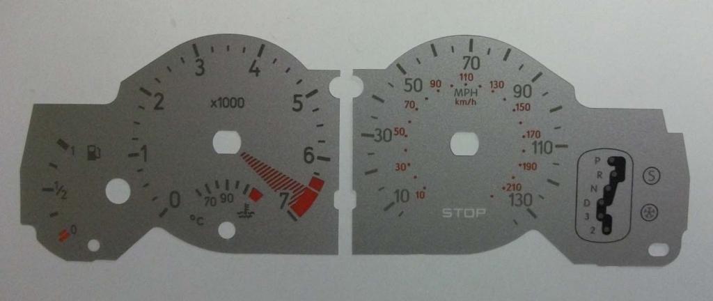Lockwood Peugeot 206 Automatic SILVER Dial Conversion Kit C572