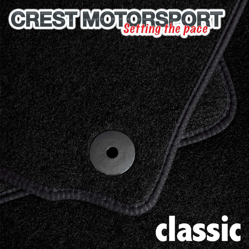 VAUXHALL VIVA 2015 on CLASSIC Tailored Black Car Floor Mats