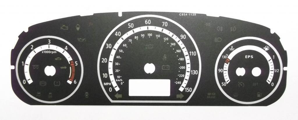 Lockwood Kia Cee'd Diesel BLACK Dial Conversion Kit C854