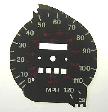 Lockwood Mazda MX-3 BLACK Dial Conversion Kit C002