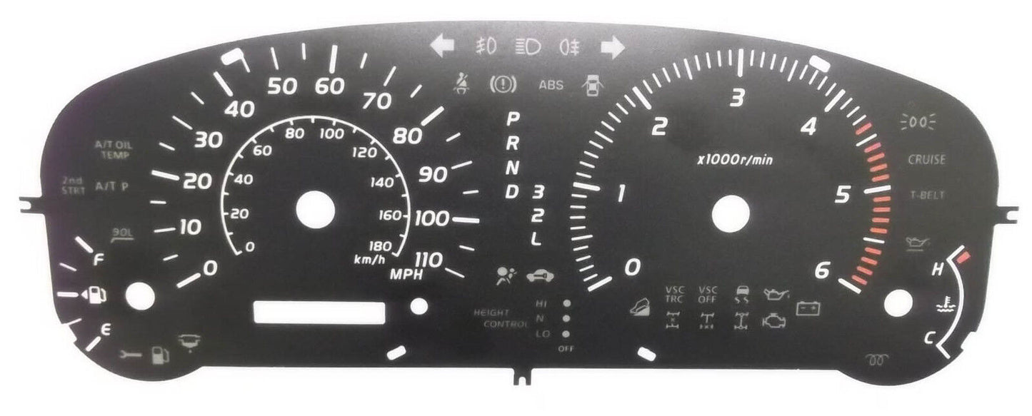 Lockwood Toyota Land Cruiser BLACK Dial Conversion Kit C463