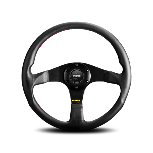 Momo Steering wheel (street) - TUNER - BLACK LEATHER Ø350mm