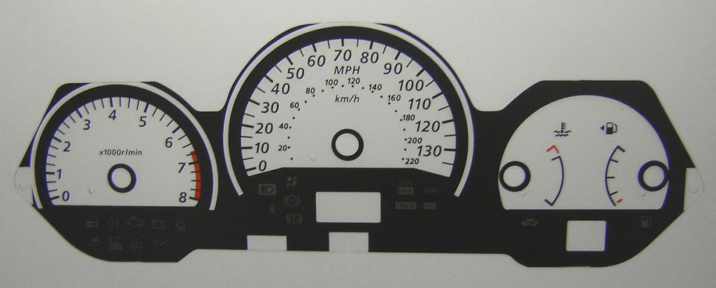 Lockwood CLEAR Dial Conversion Kit for Nissan Murano C273