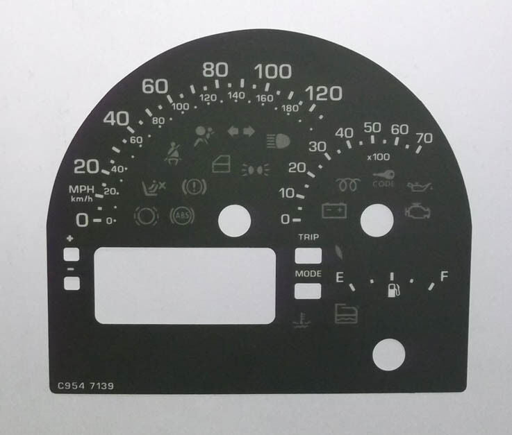 Lockwood Fiat Multipla GREY Dial Conversion Kit C954