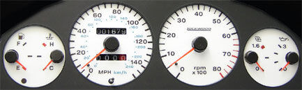 Lockwood Fiat Punto GT Mk1 1994-1999 GREEN (W) Dial Kit 40VVV