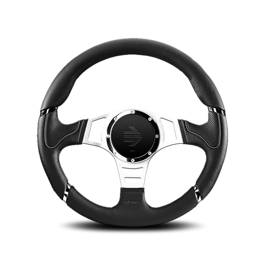 Momo Steering wheel (street) - MILLENIUM SPORT- BLACK/GREY PROFILE Ø350mm