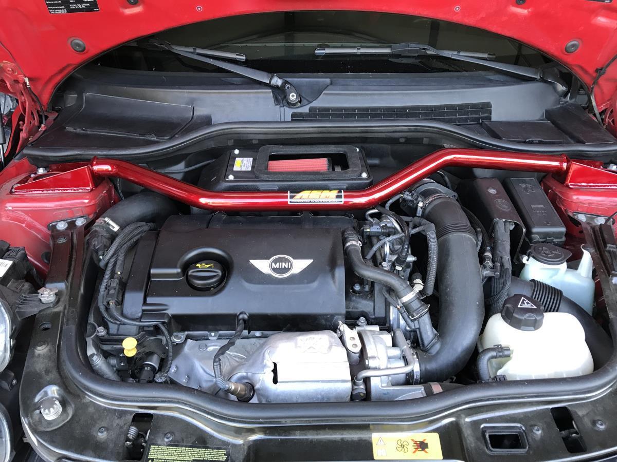 AEM 29-0005 GREY Strut Bar/Brace for MINI Cooper S & JCW (R56) with AEM 21-699C