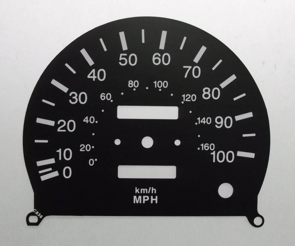 Lockwood Toyota Landcruiser BLACK Dial Conversion Kit C836