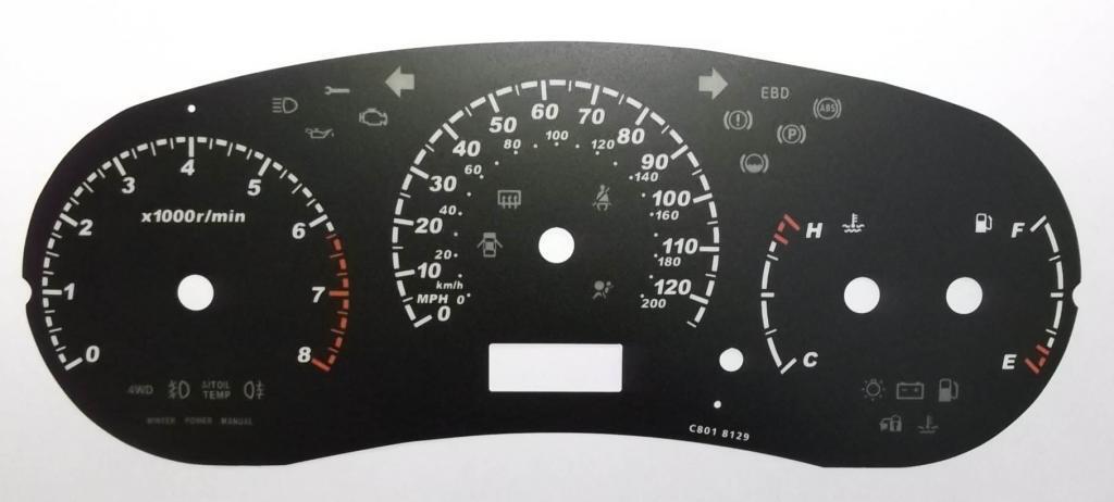 Lockwood GWM Pickup BLACK Dial Conversion Kit C801