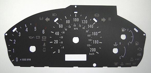 Lockwood Suzuki Vitara 6000RPM BLACK Dial Conversion Kit C065