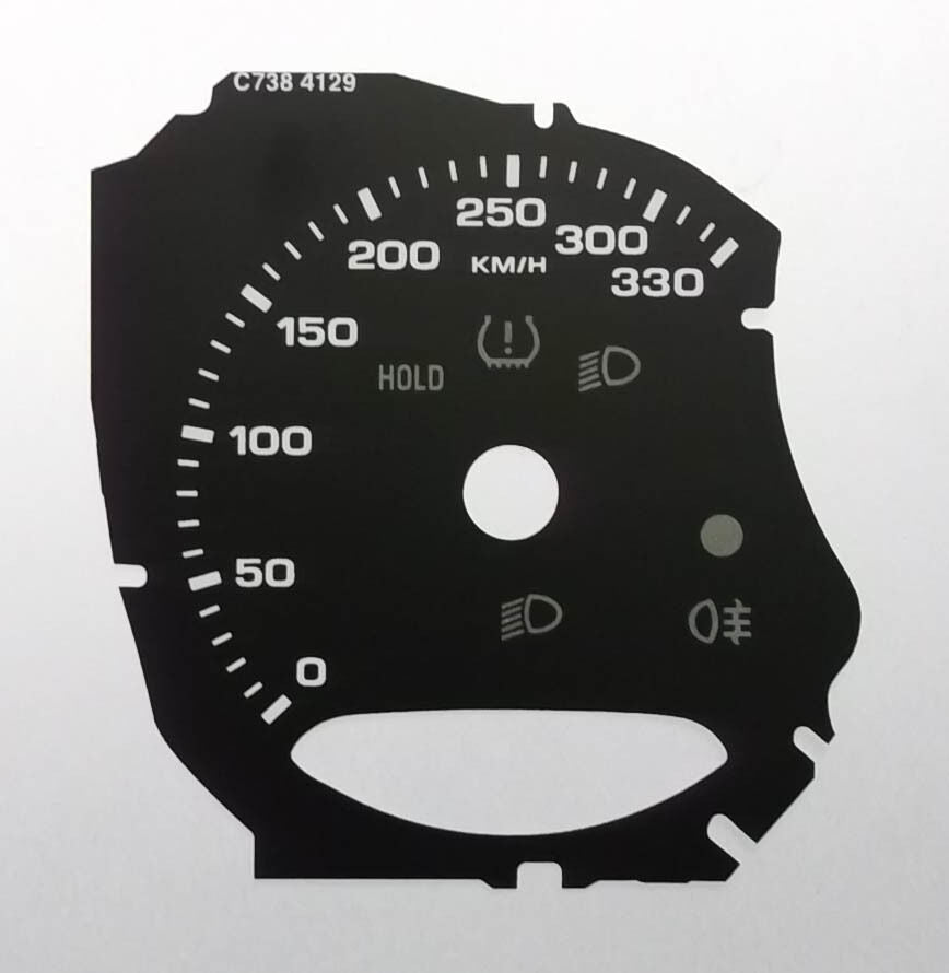 Lockwood Porsche 911 Carrera 330KMH BLACK Dial Conversion Kit C738