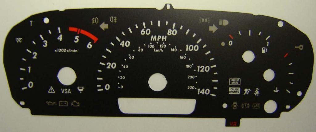 Lockwood Honda FRV BLACK Dial Conversion Kit C346