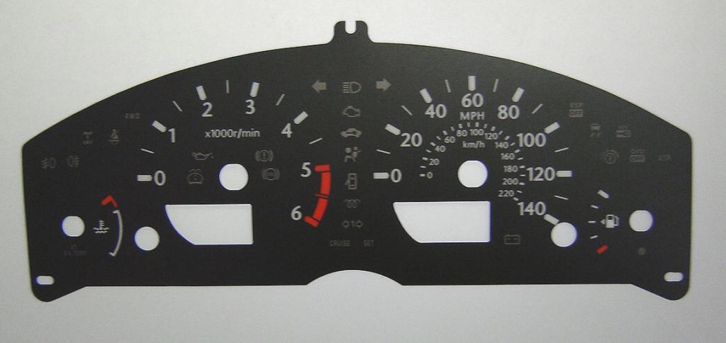 Lockwood BLACK (ST) Dial Kit for Nissan Pathfinder 400U