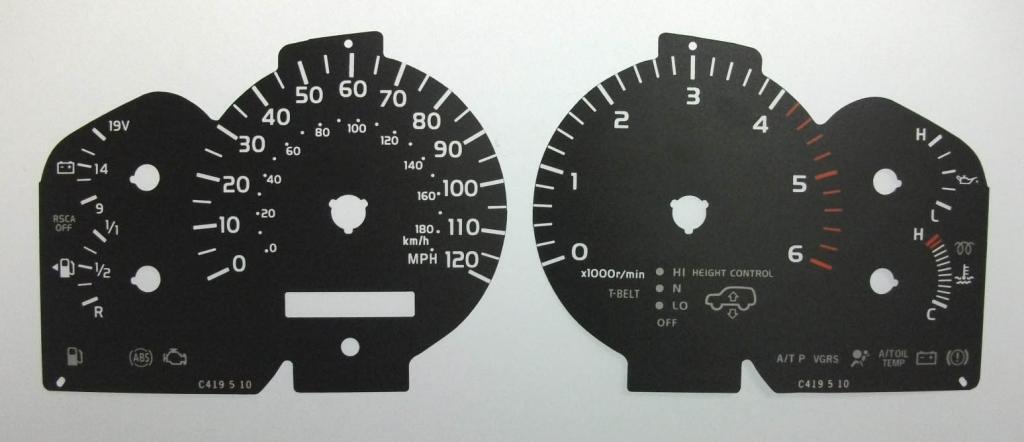 Lockwood Toyota Land Cruiser BLACK Dial Conversion Kit C419