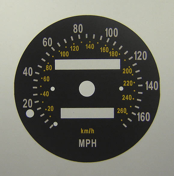 Lockwood MG MGR V8 BLACK (ST) Dial Kit 8029
