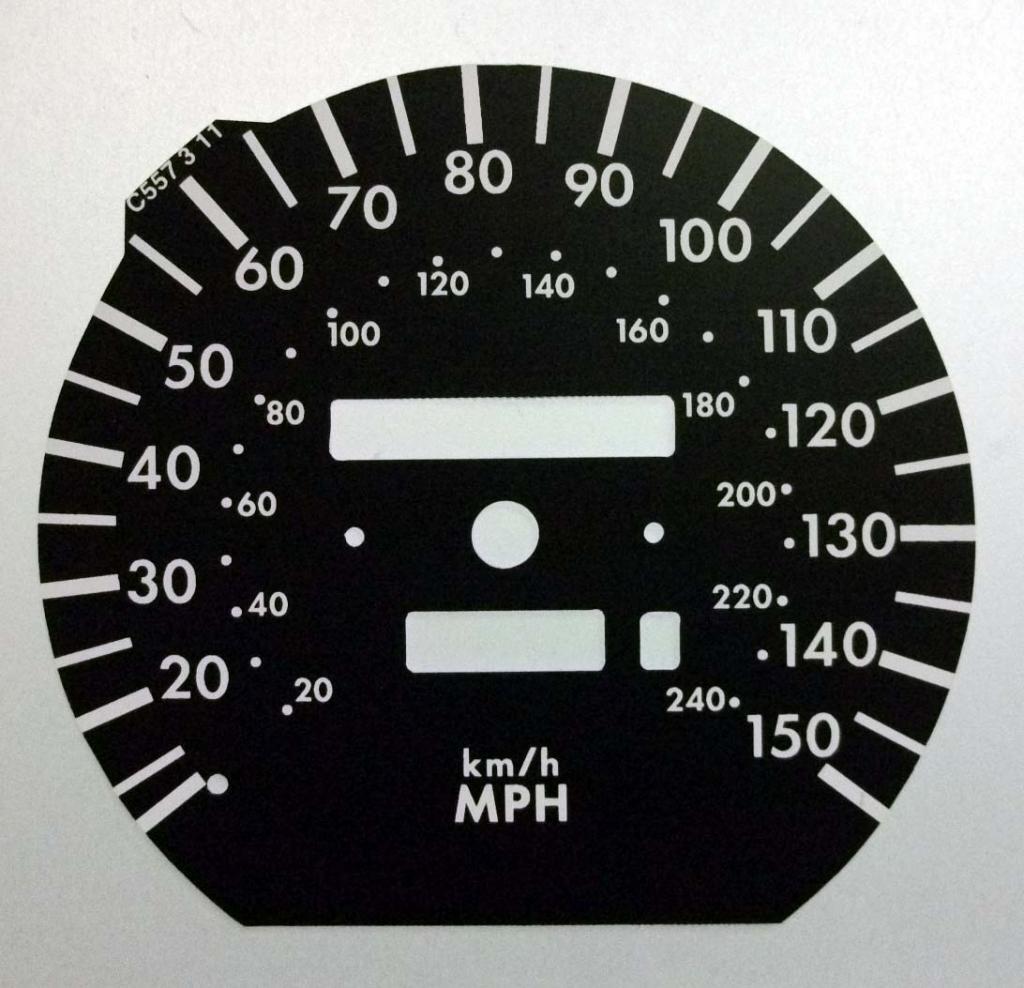 Lockwood Mercedes E-Class E220 BLACK Dial Conversion Kit C557