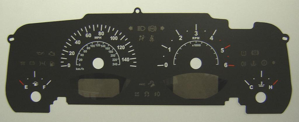 Lockwood Jeep Patriot BLACK Dial Conversion Kit C274