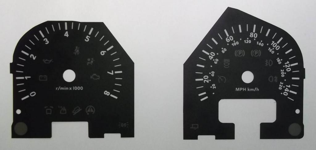 Lockwood Land Rover Discovery Petrol BLACK Dial Conversion Kit C749