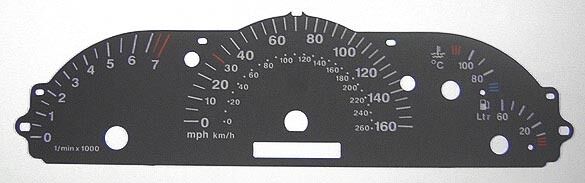 Lockwood Vauxhall Vectra BLACK Dial Conversion Kit C086
