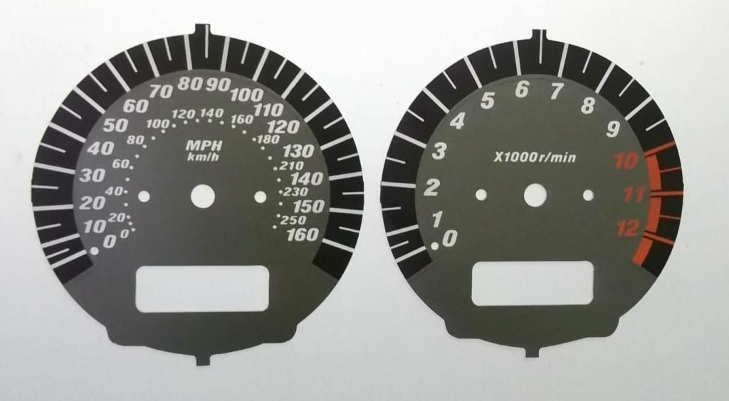 Lockwood Honda CBF1000 2006- with ABS BLACK & SILVER Dial Conversion Kit C754