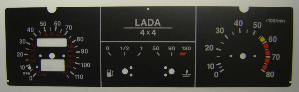 Lockwood Lada Niva BLACK Dial Conversion Kit C200