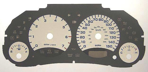 Lockwood Jeep Cherokee 2002- CREAM Dial Conversion Kit C046