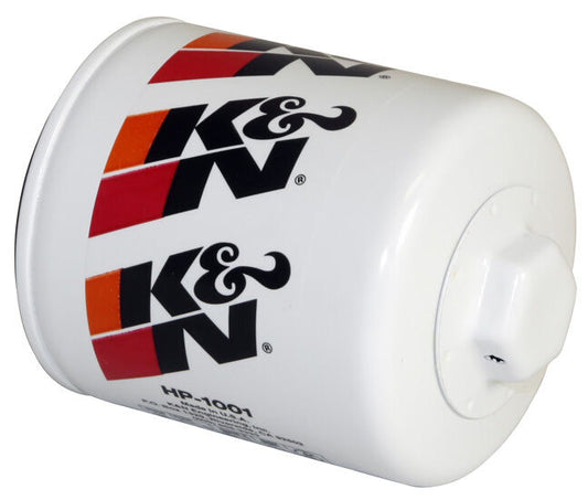 K&N Premium Wrench-Off Oil Filter HP-1001 (Performance Canister Oil Filter)