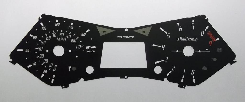 Lockwood Yamaha 530 TMAX BLACK Dial Conversion Kit C831