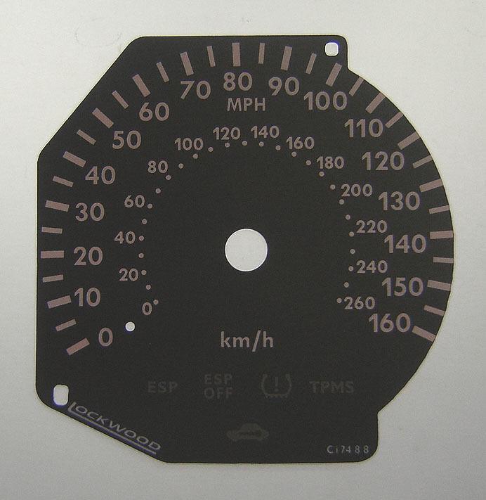 Lockwood Hyundai Tiburon Coupe BLACK Dial Conversion Kit C174