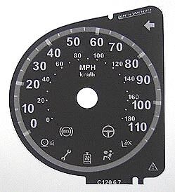 Lockwood Citroen Relay with Spanner Icon BLACK Dial Conversion Kit C120