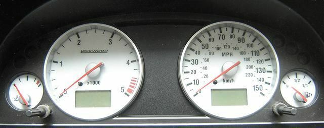 Lockwood Ford Mondeo Mk3 2000- Diesel no Washer Icon SILVER (G) Dial Kit 400M