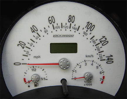 Lockwood VW Beetle 1999- GREEN (ST) Dial Kit 44LL