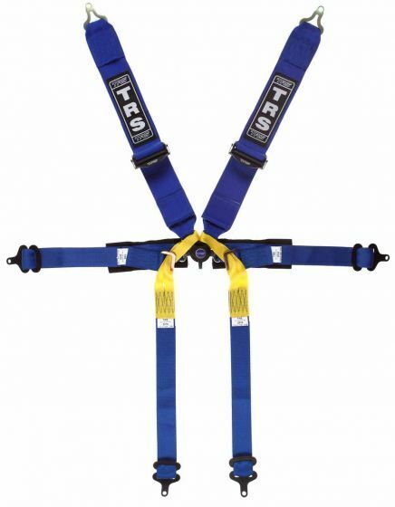 TRS Pro 6 Point Superlite Single Seater FHR Only FIA Harness - Blue