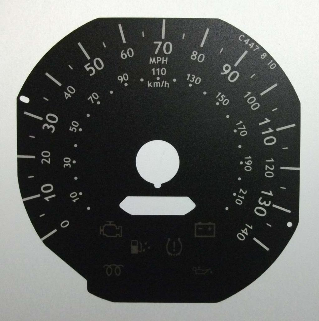 Lockwood Peugeot 3008 BLACK Dial Conversion Kit C447