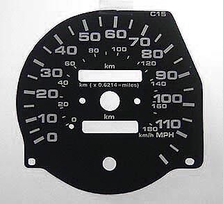 Lockwood Toyota Rav 4 120MPH BLACK Dial Conversion Kit C015