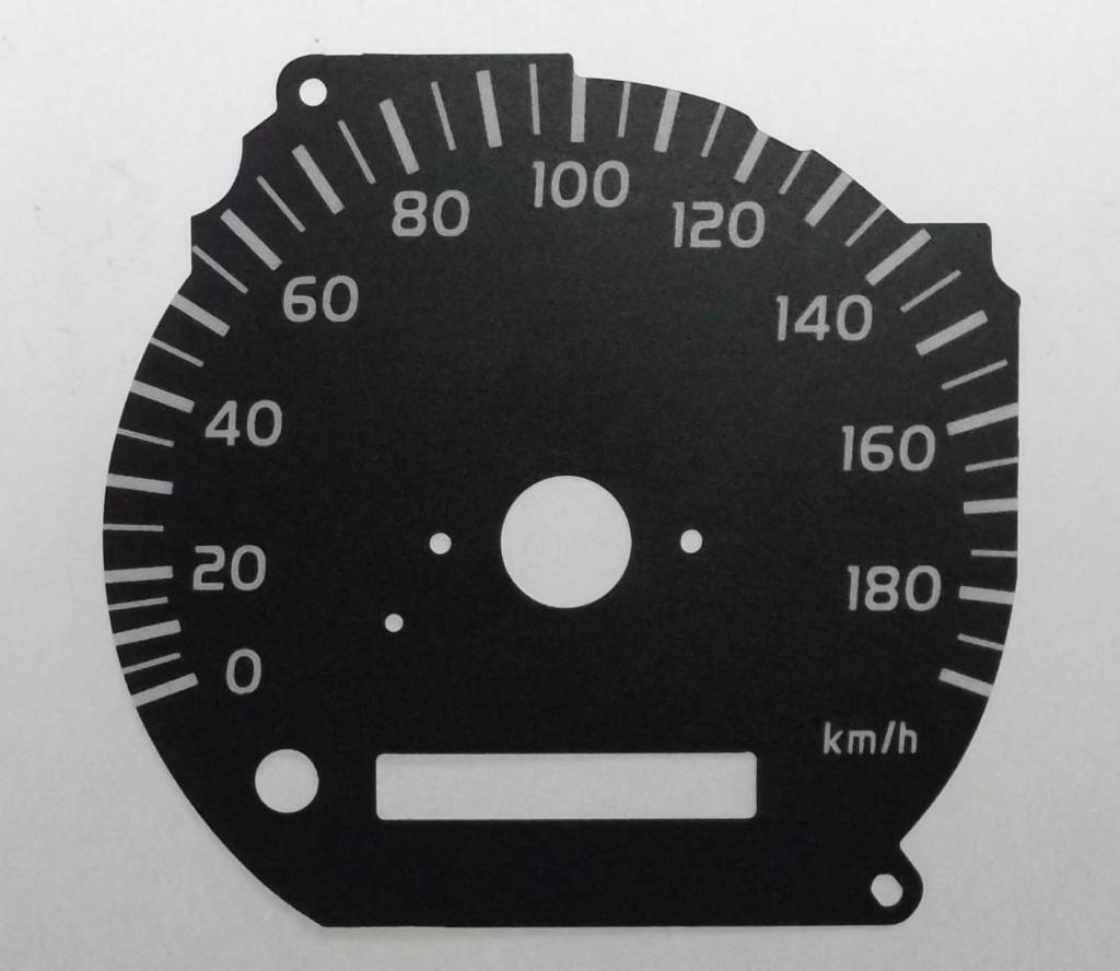 Lockwood Toyota Land Cruiser KMH BLACK Dial Conversion Kit C855