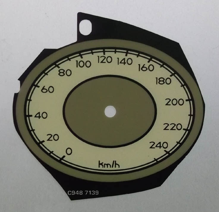 Lockwood Rover 75 KMH CREAM Dial Conversion Kit C948