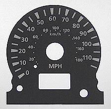 Lockwood BLACK Dial Conversion Kit for Nissan X-Trail 115MPH/180KMH C072
