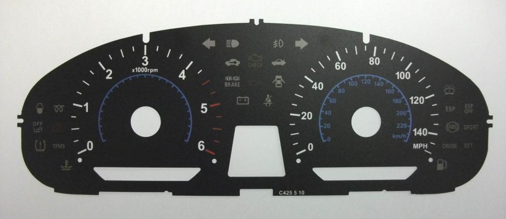 Lockwood Kia Magentis BLACK Dial Conversion Kit C425