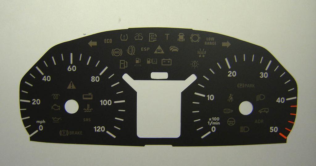 Lockwood Mercedes Sprinter BLACK Dial Conversion Kit C290