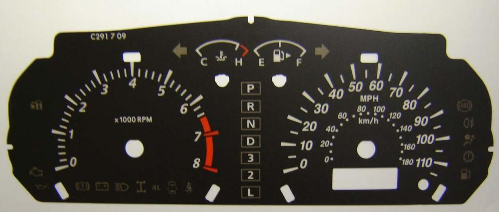 Lockwood Suzuki Jimny BLACK Dial Conversion Kit C291