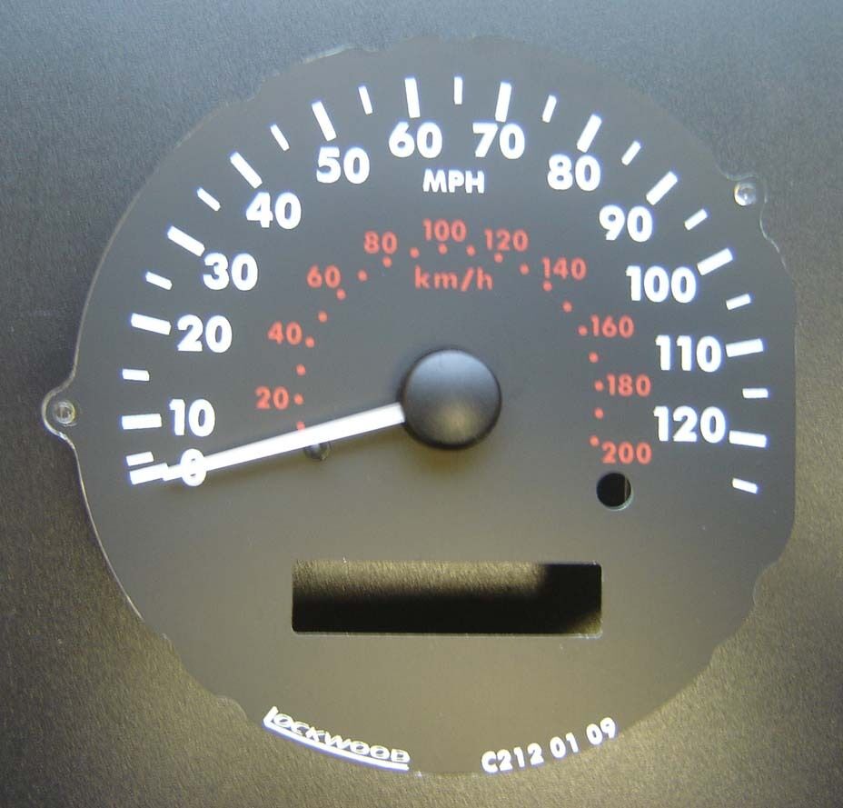 Lockwood Holden Barina BLACK Dial Conversion Kit C212