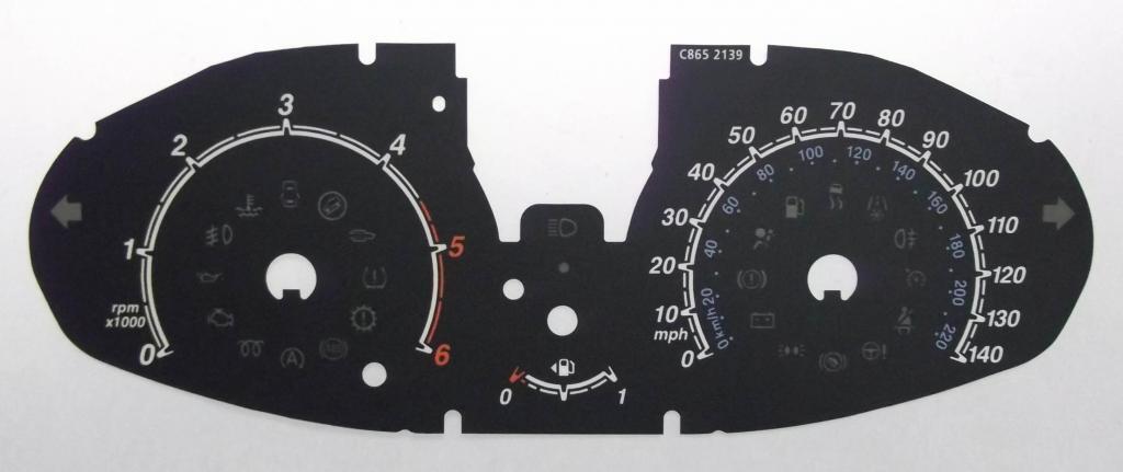 Lockwood Ford B-Max Diesel BLACK Dial Conversion Kit C865