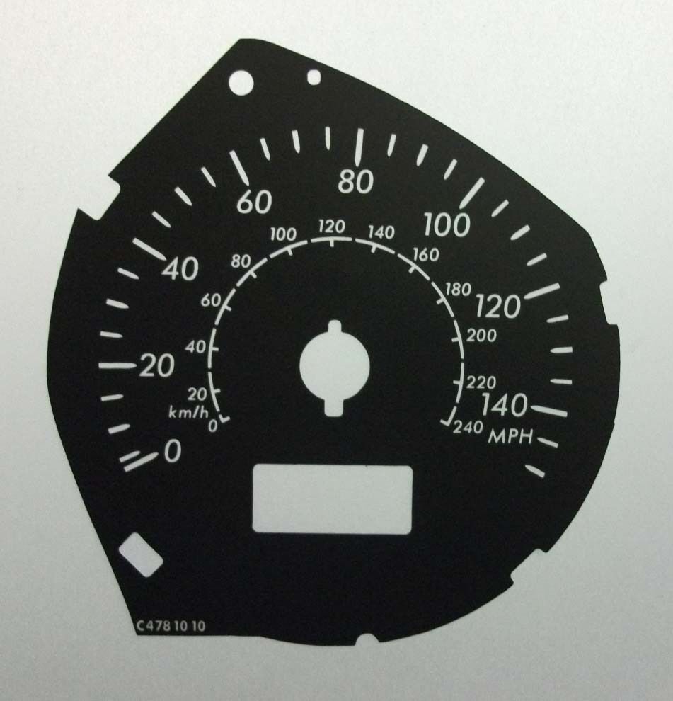 Lockwood BLACK Dial Conversion Kit for Subaru Tribeca C478