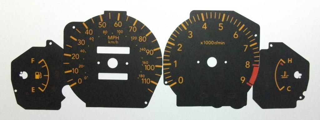 Lockwood Toyota Levin BLACK Dial Conversion Kit 8132A