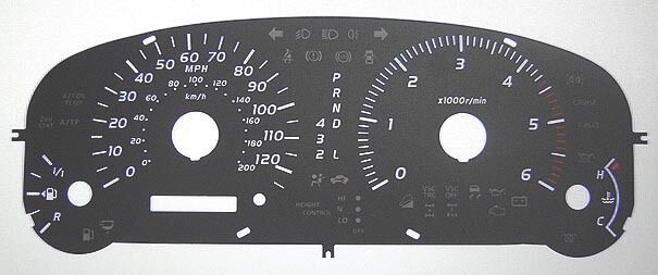 Lockwood Toyota Land Cruiser BLACK Dial Conversion Kit C108